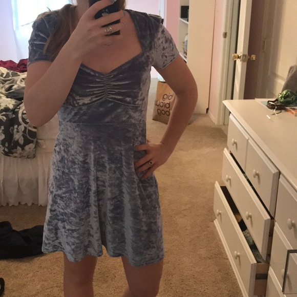 Urban Putfitters Light Blue Babydoll Dress - Picture 2 of 2